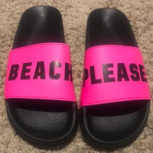 Victoria secret Pink beach slippers